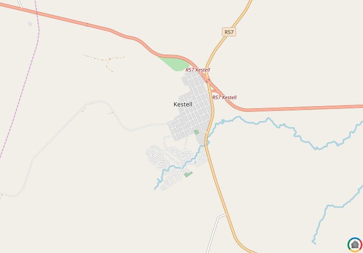 Map location of Kestell